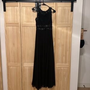 Elegant Black Evening Gown